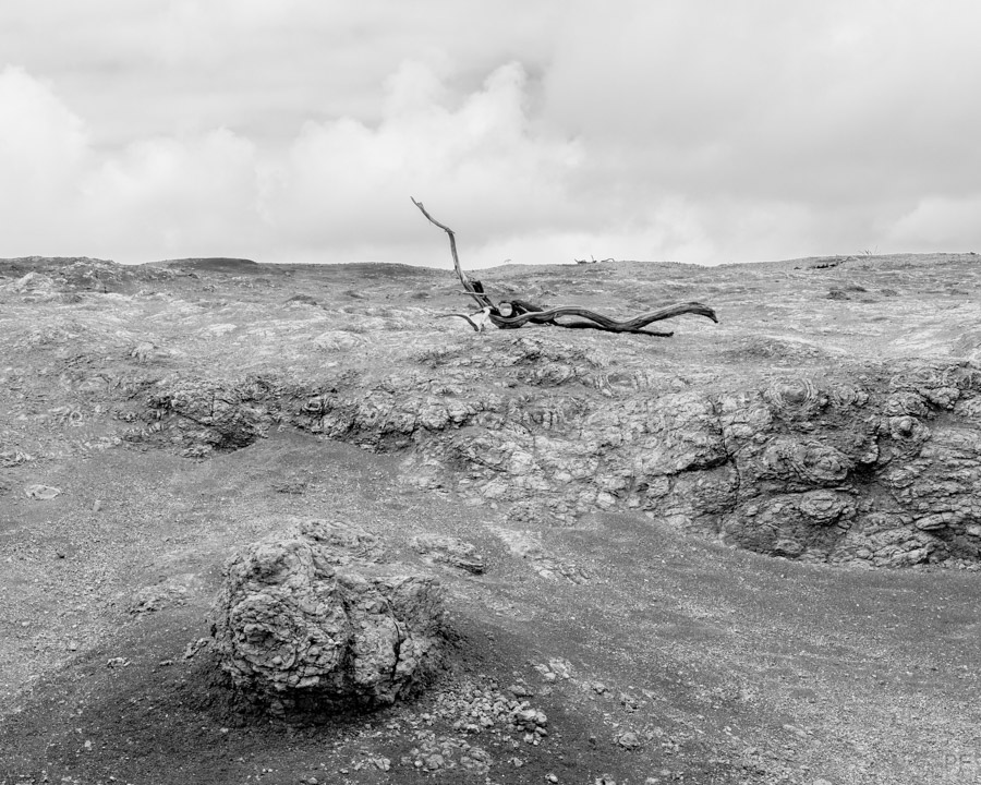 Wüste - Landschaft Schwarzweiss